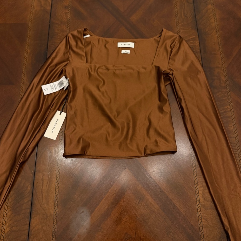 Babaton Copper Long Sleeve Top